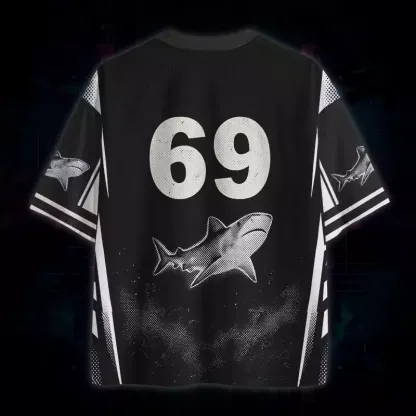 Soulisfree Yippee Shark  Mesh Jersey