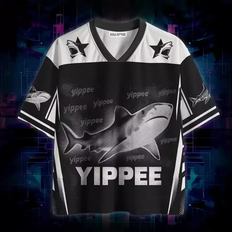 Soulisfree Yippee Shark Mesh Jersey