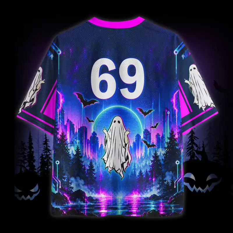 Soulisfree Zero Fucks Given Ghost Mesh Jersey