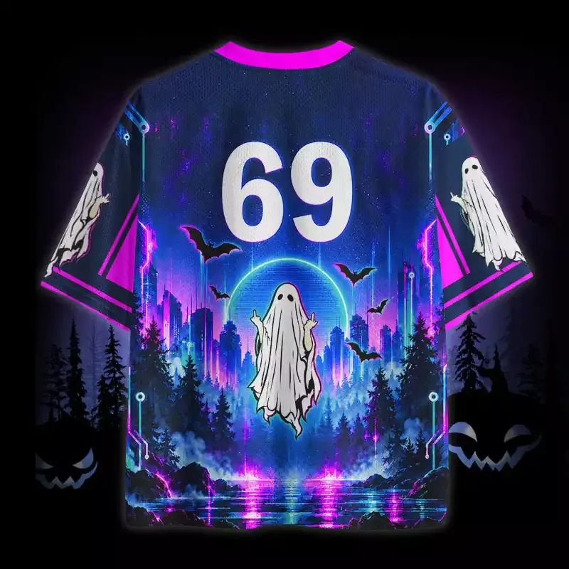 Soulisfree Zero Fucks Given Ghost Mesh Jersey