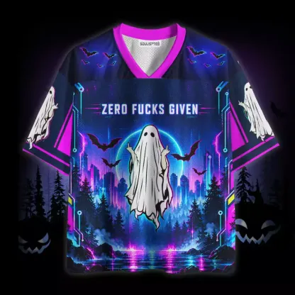 Soulisfree Zero Fucks Given Ghost Mesh Jersey
