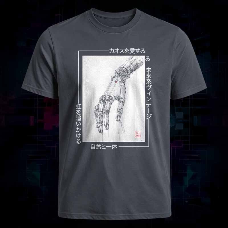 Soulisfree Cyberpunk Mechanical Hand Classic Tee