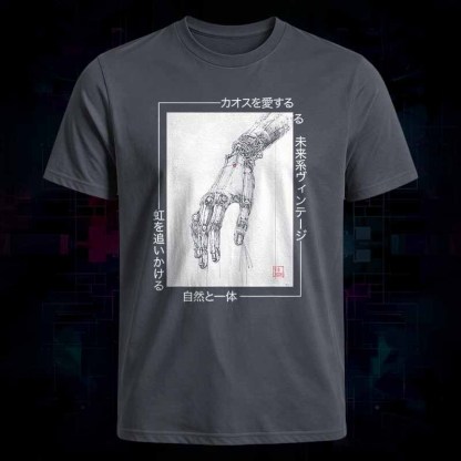Soulisfree Cyberpunk Mechanical Hand Classic Tee