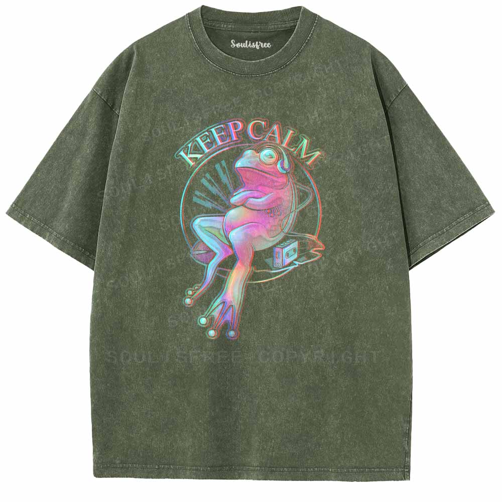 Soulisfree KEEP CALM Washed Tee