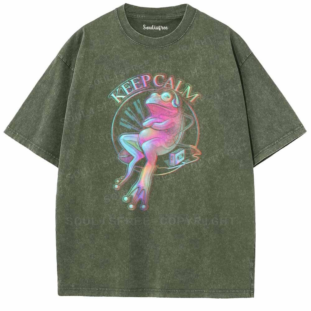 Soulisfree KEEP CALM Washed Tee
