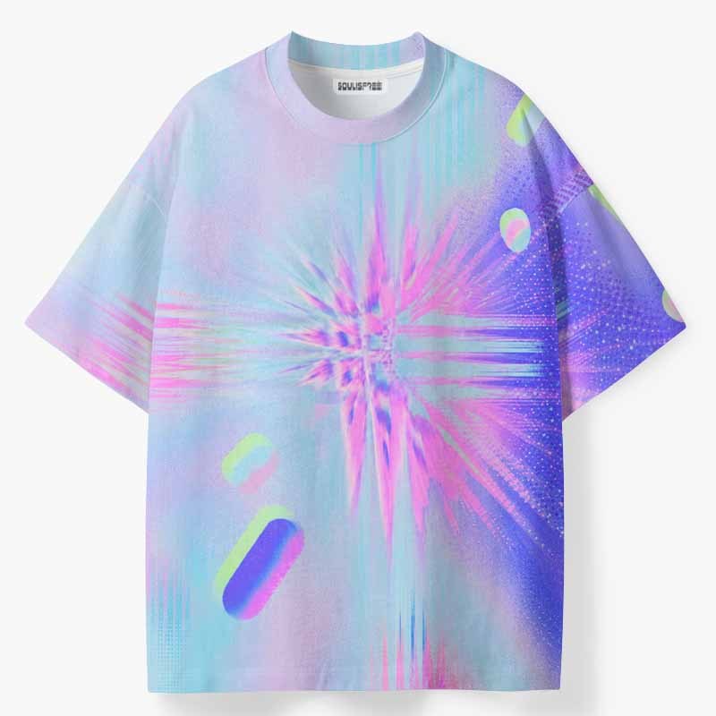 Soulisfree HIGH FREQUENCY ECO‑PERF Graphic Tee