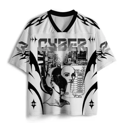 Soulisfree The Future Within CYBER Graphic Mesh Jersey
