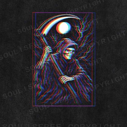 Soulisfree  Glitch Reaper Washed Tee
