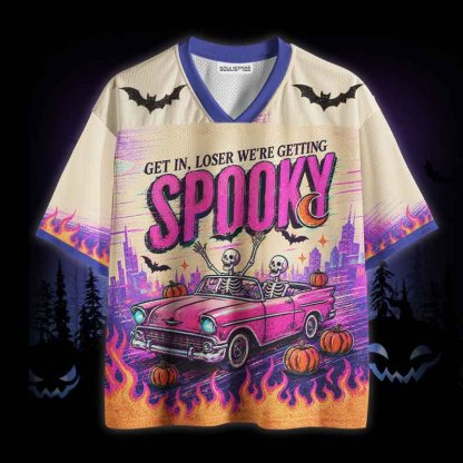 Soulisfree Getting Spooky Mesh Jersey