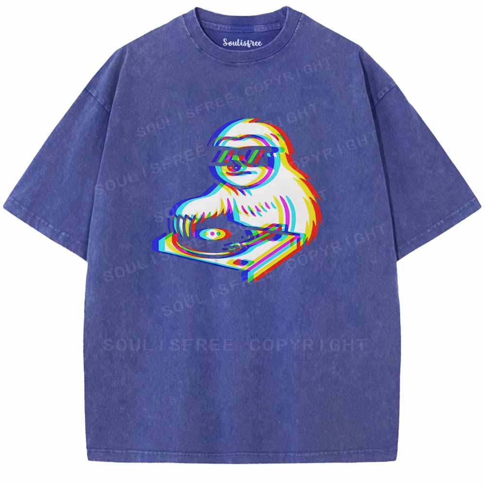 Soulisfree Slow Tempo, Good Vibes Washed Tee