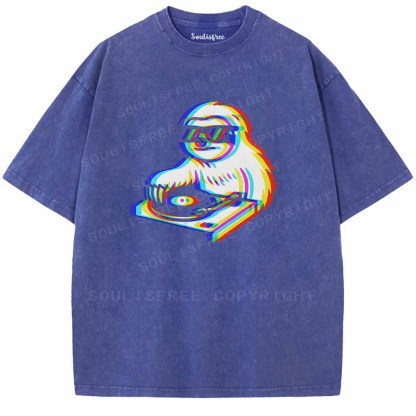 Soulisfree Slow Tempo, Good Vibes Washed Tee