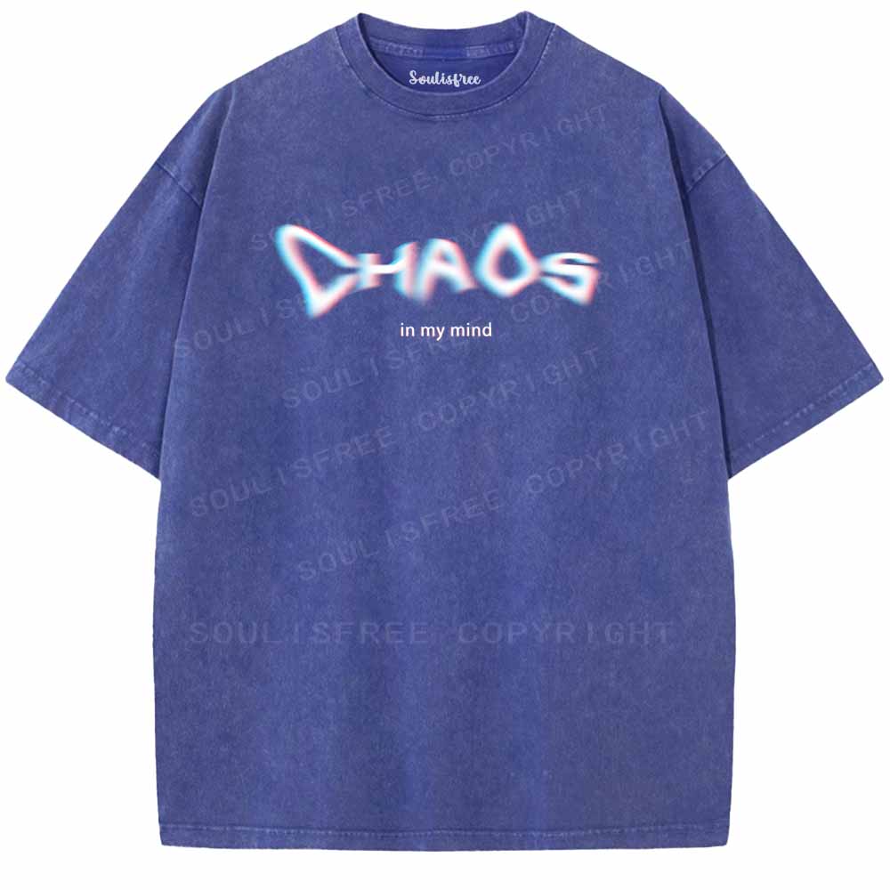Soulisfree Chaos In My Mind Washed Tee