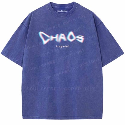 Soulisfree Chaos In My Mind Washed Tee