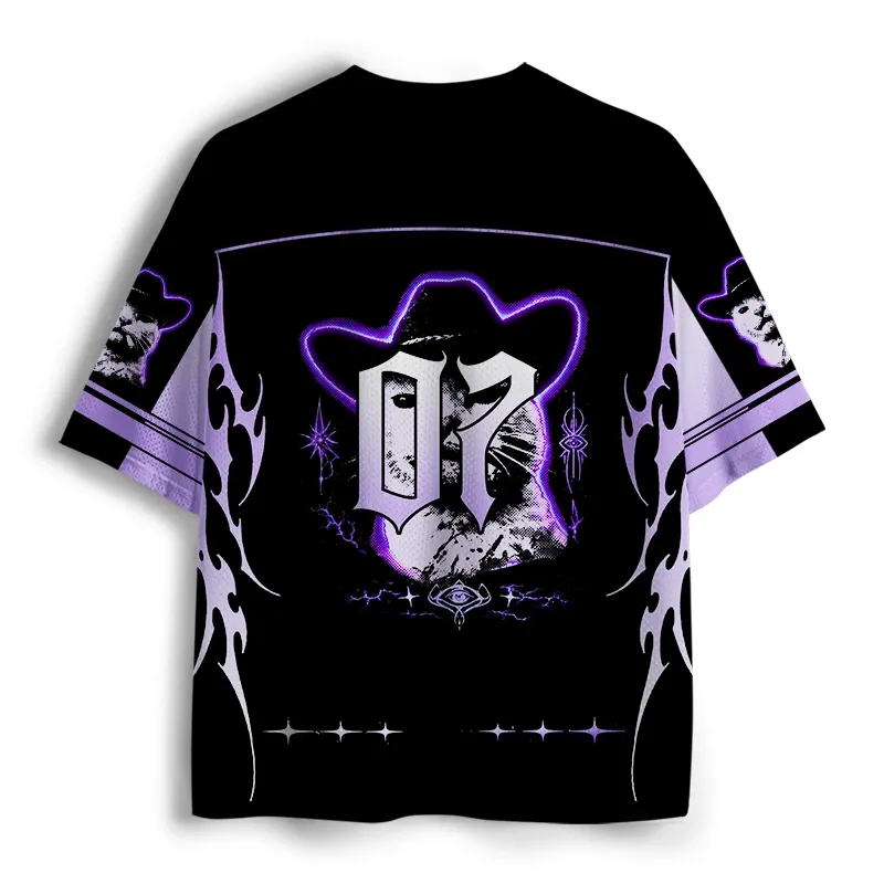 Soulisfree Cowboy Cat Mesh Jersey
