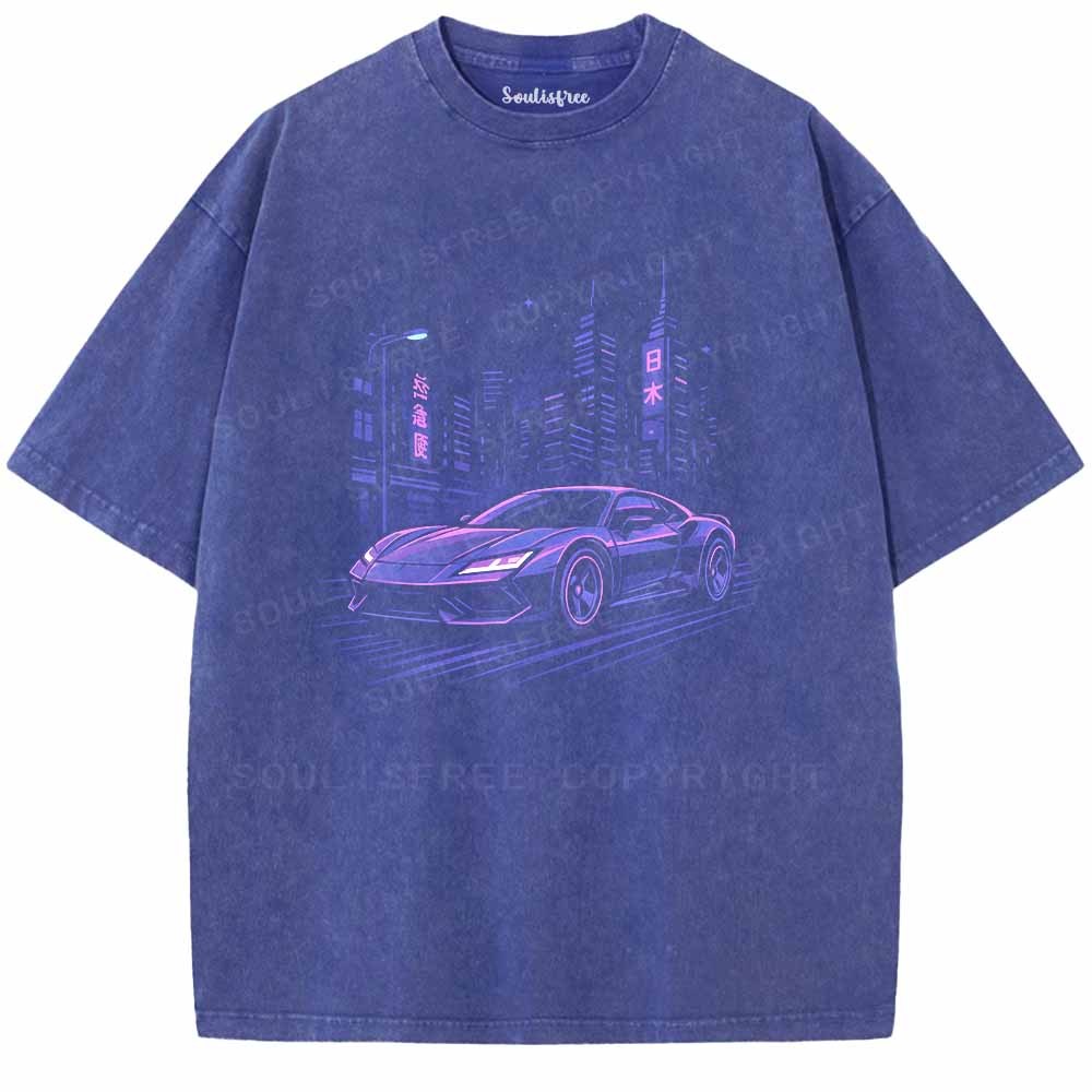Soulisfree NEON RUSH Washed Tee