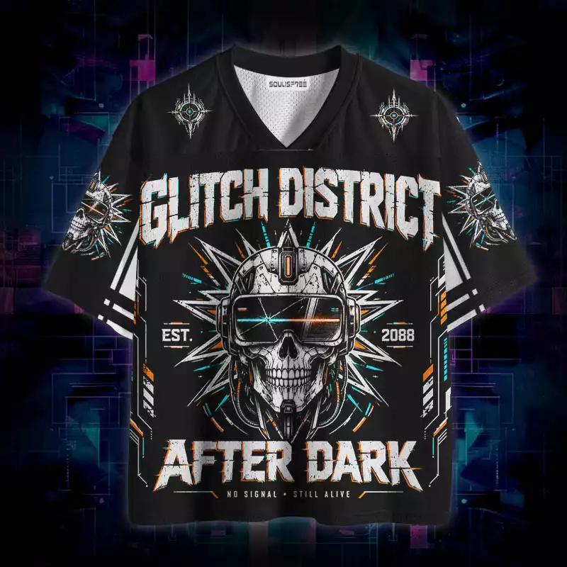 Soulisfree Glitch District After Dark Mesh Jersey