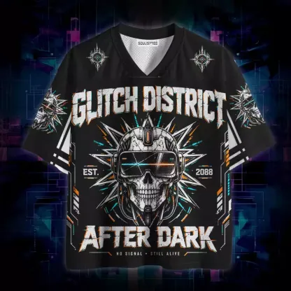 Soulisfree Glitch District After Dark Mesh Jersey