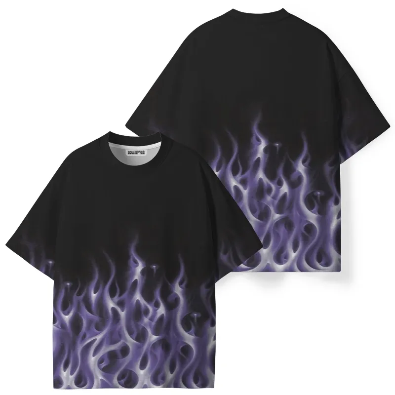 Soulisfree Purple Flame ECO‑PERF Graphic Tee