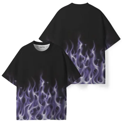 Soulisfree Purple Flame ECO‑PERF Graphic Tee
