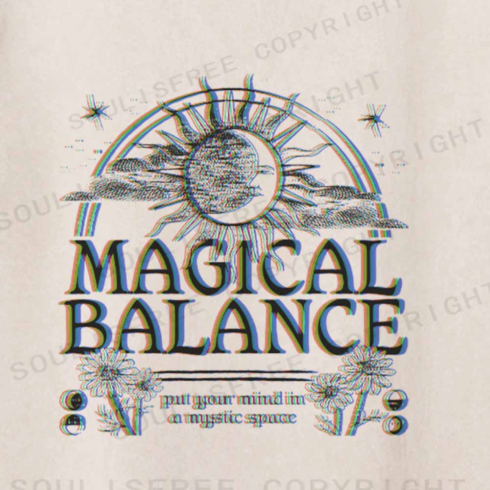 Soulisfree  MAGICAL BALANCE Washed Tee