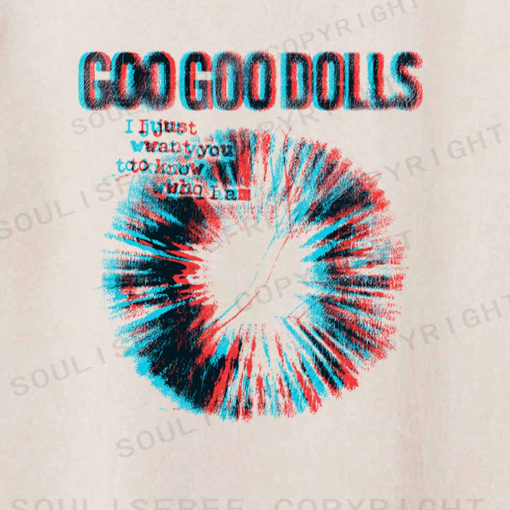 Soulisfree  GOO GOO DOLLS Washed Tee