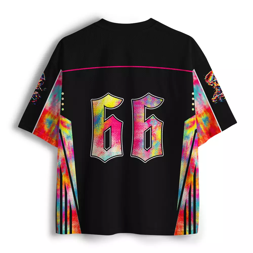 Soulisfree Van Gogh’s Smoking Skeleton Mesh Jersey 