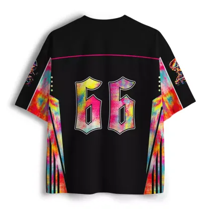 Soulisfree Van Gogh’s Smoking Skeleton Mesh Jersey 