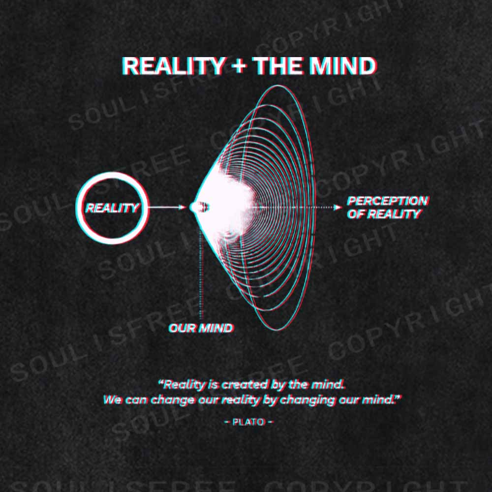 Soulisfree  REALITY + THE MIND Washed Tee