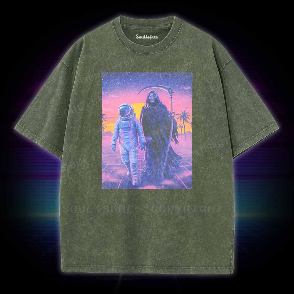 Soulisfree Let's Rock Premium Washed Tee