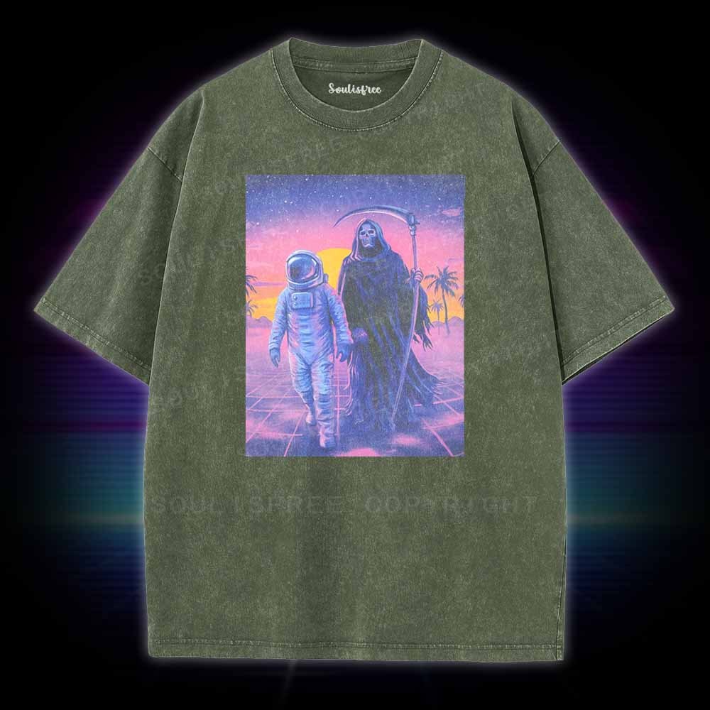 Soulisfree Let's Rock Premium Washed Tee