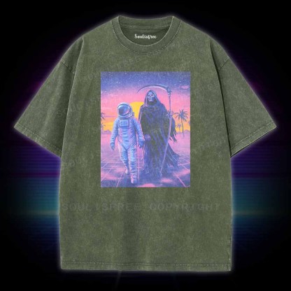 Soulisfree Let's Rock Premium Washed Tee