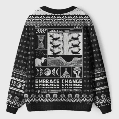 Embrace Chance Ugly Cardigan Sweaters