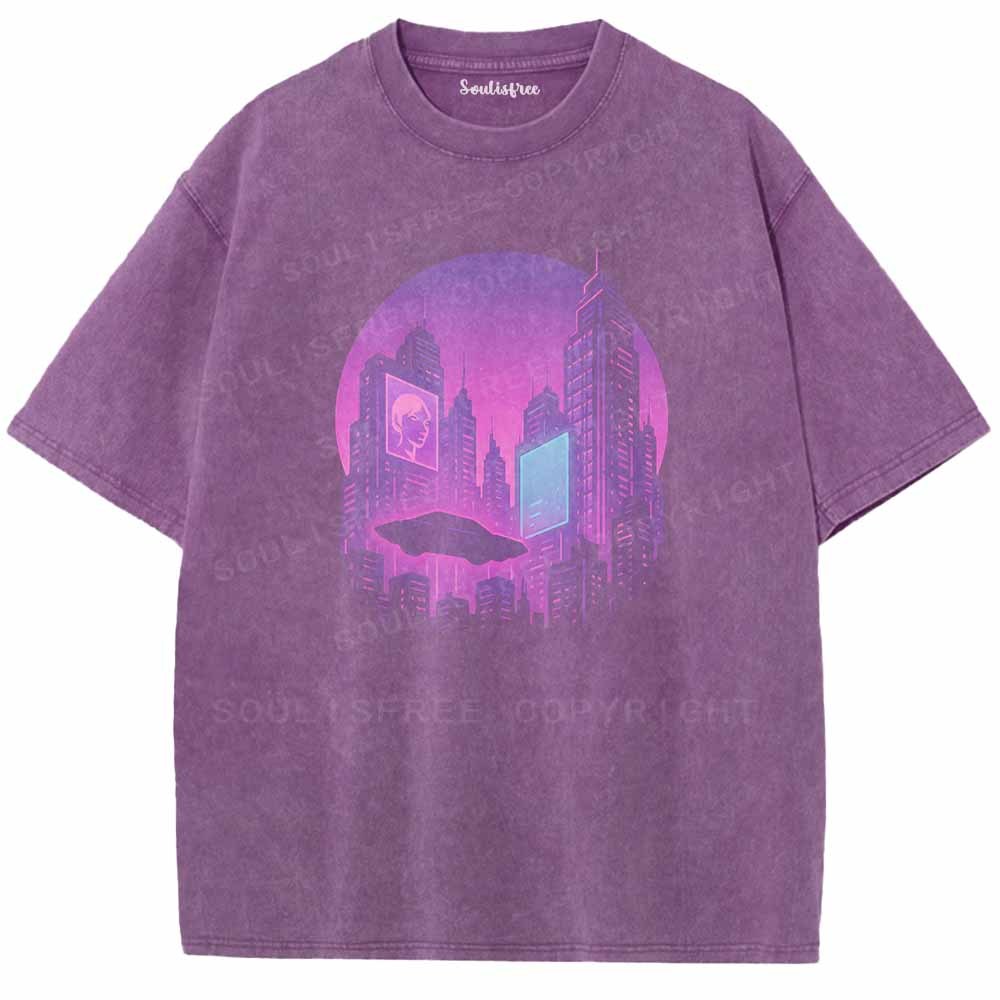 Soulisfree NEON FLOAT DRIVE Washed Tee