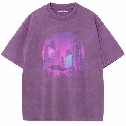 Soulisfree NEON FLOAT DRIVE Washed Tee
