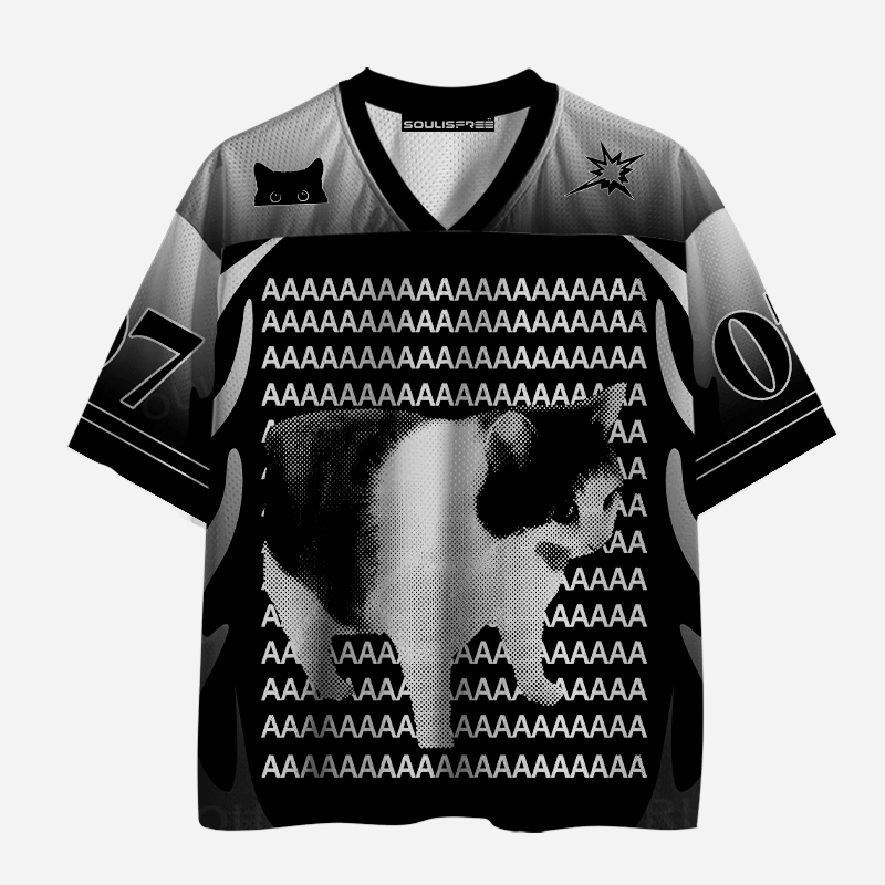 Soulisfree AAAAAAbyss: Cat Edition Mesh Jersey