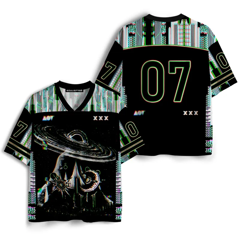 Soulisfree CYBER RUINS & STARS  Mesh Jersey