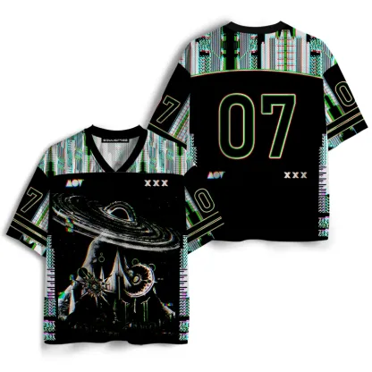 Soulisfree CYBER RUINS & STARS  Mesh Jersey