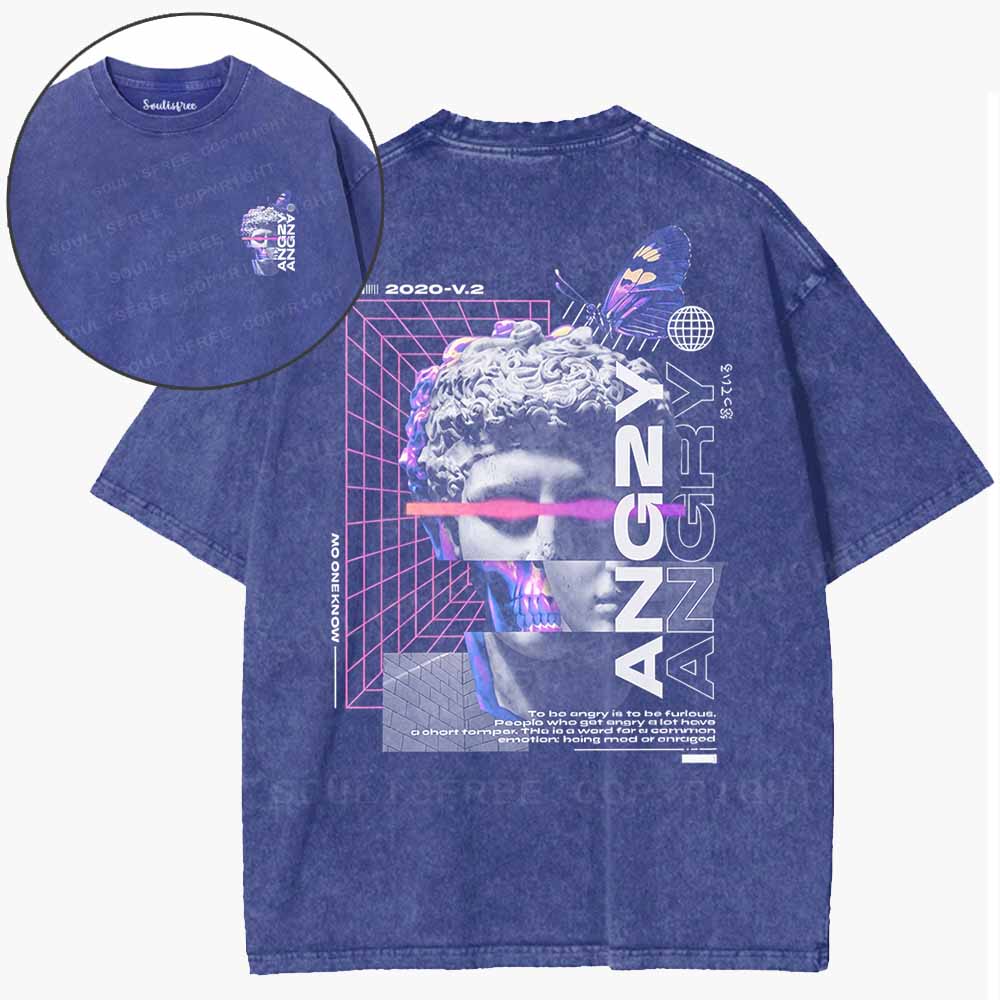 Soulisfree  Chaos Within Washed Tee
