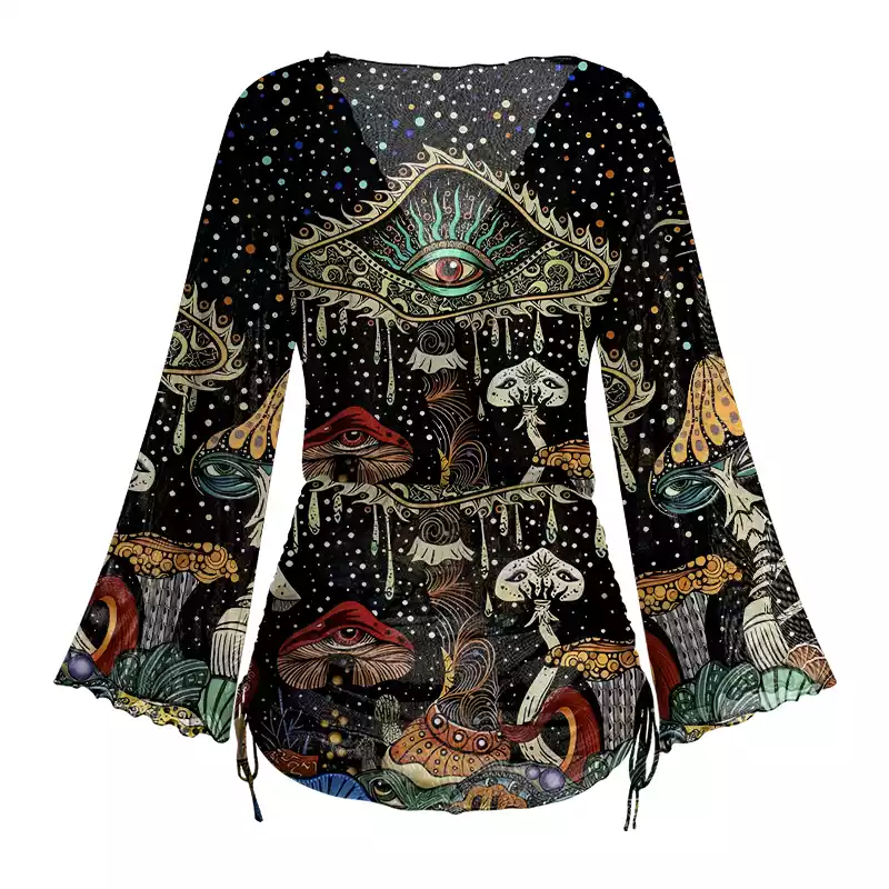 Soulisfree The Eyes of Nature Sheer Mesh Cover Up