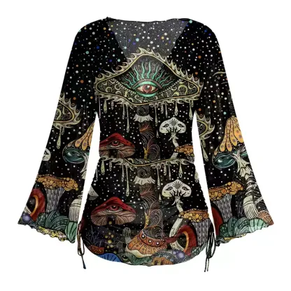 Soulisfree The Eyes of Nature Sheer Mesh Cover Up