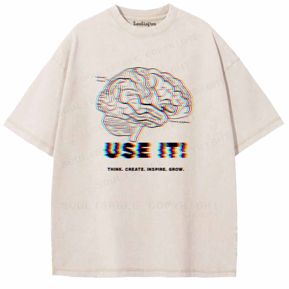 Soulisfree  USE IT ! Washed Tee
