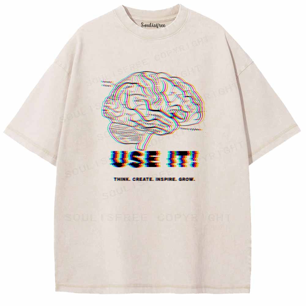 Soulisfree USE IT ! Washed Tee