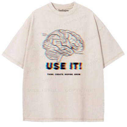 Soulisfree  USE IT ! Washed Tee
