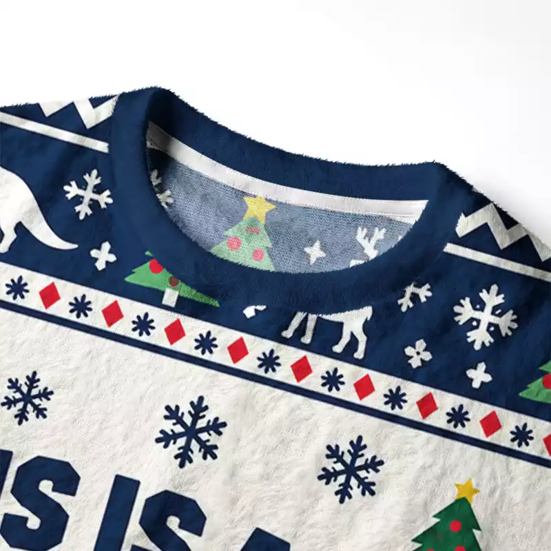 Soulisfree This Is An Outrage Fuzzy Crewneck Sweater