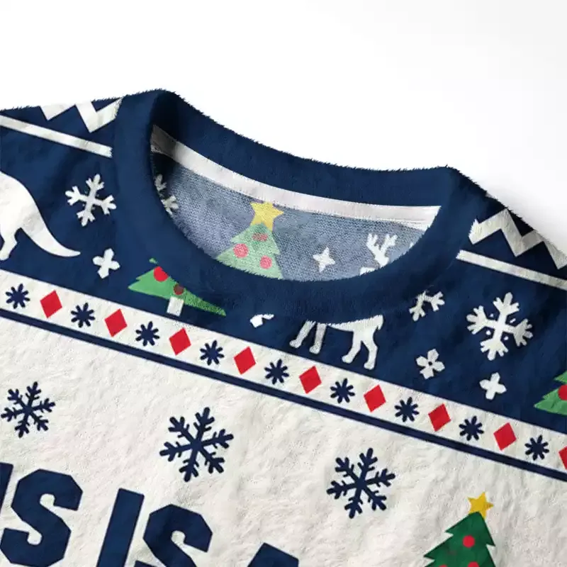 Soulisfree This Is An Outrage Fuzzy Crewneck Sweater