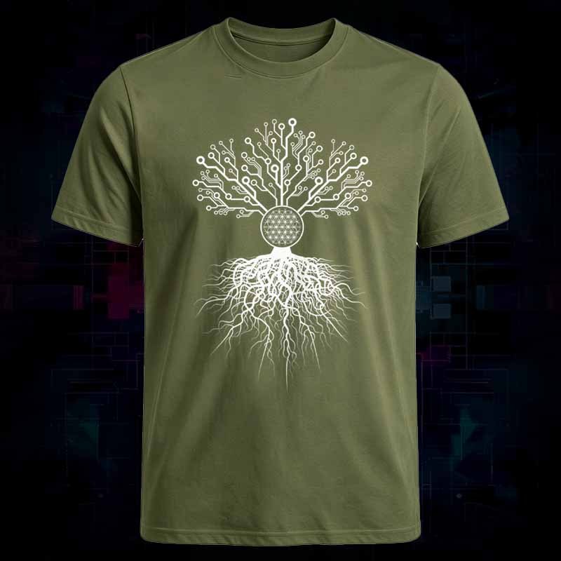 Soulisfree The Digital Tree Of Life Classic Tee