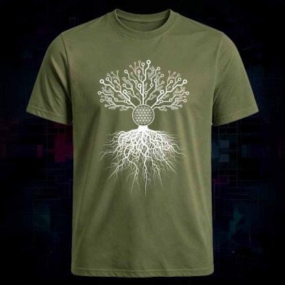 Soulisfree The Digital Tree Of Life Classic Tee