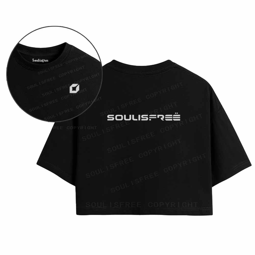 Soulisfree Soul Is Free Crop Tee
