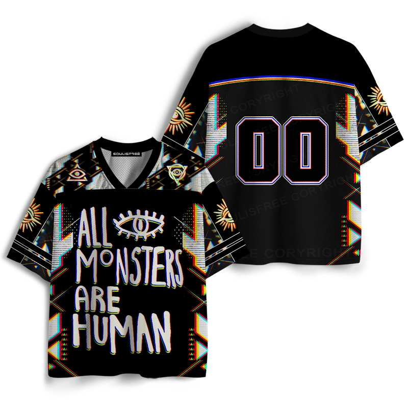 Soulisfree ALL MONSTERS ARE HUMAN Mesh Jersey