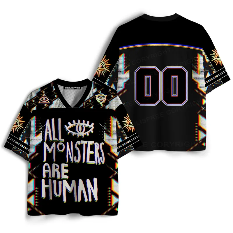 Soulisfree ALL MONSTERS ARE HUMAN Mesh Jersey